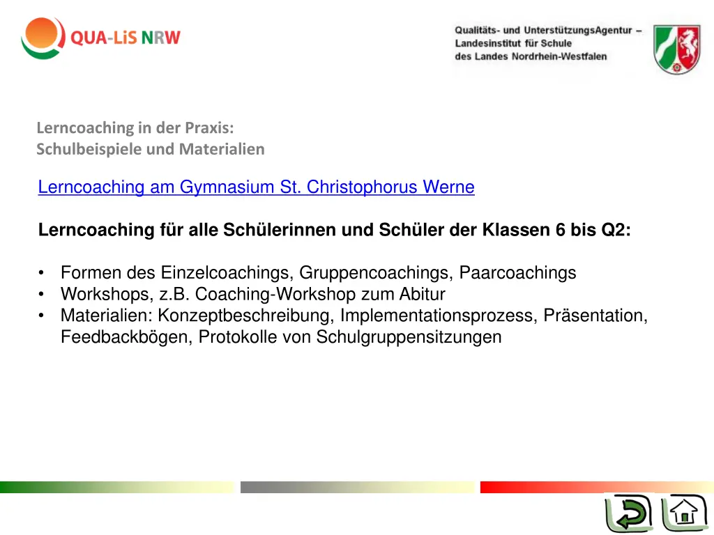 lerncoaching in der praxis schulbeispiele 1