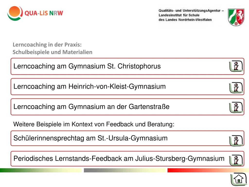 lerncoaching in der praxis schulbeispiele