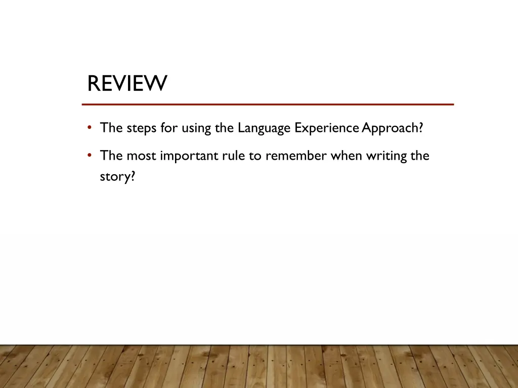review