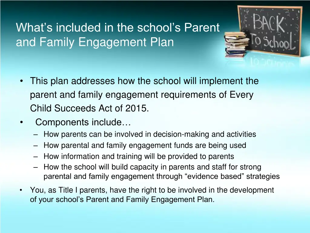 what s included in the school s parent and family