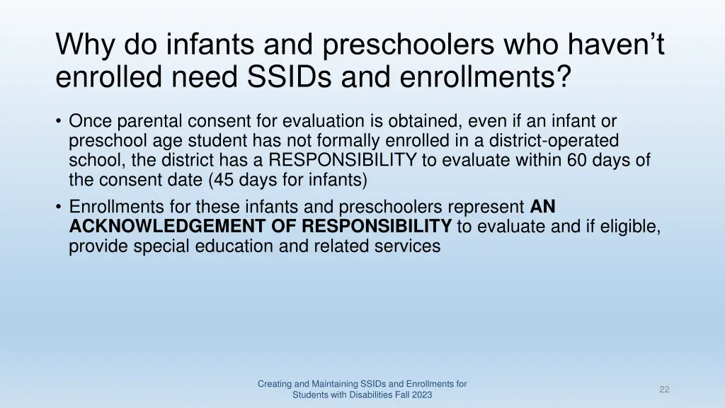 why do infants and preschoolers who haven