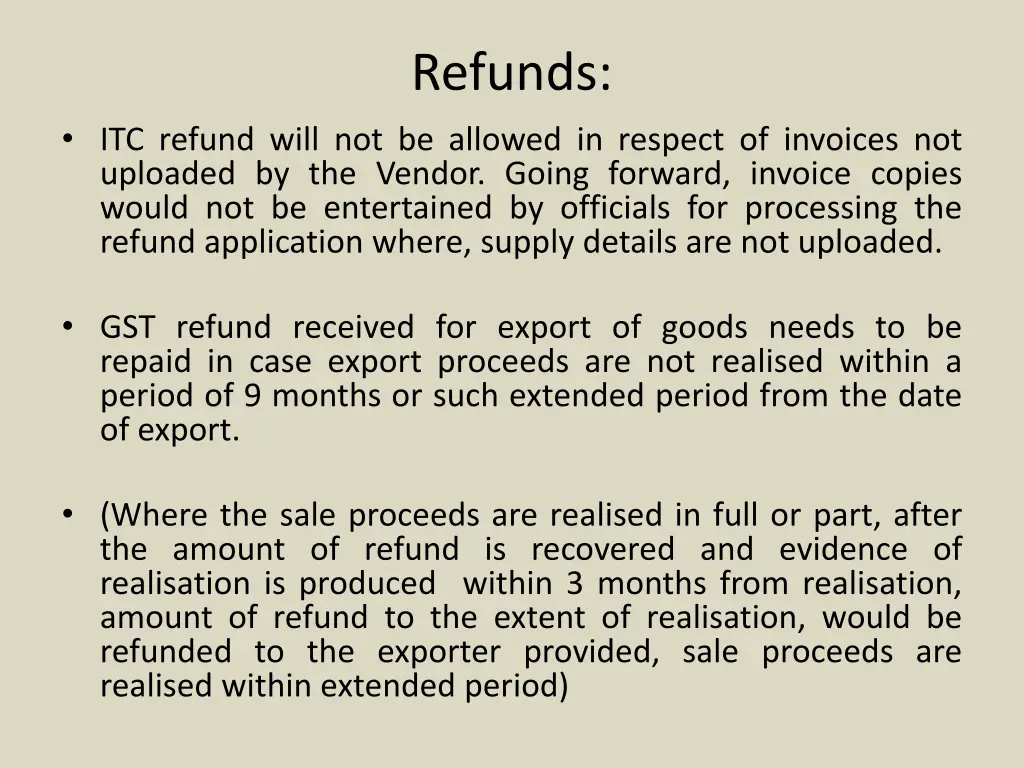 refunds