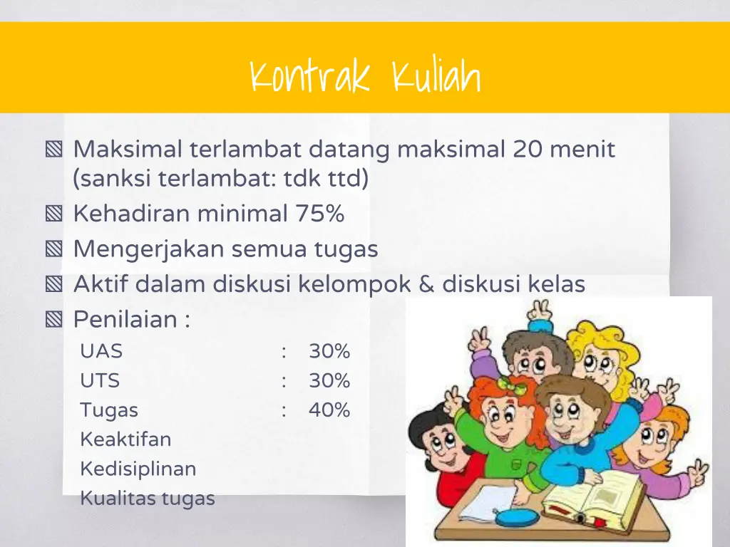 kontrak kuliah