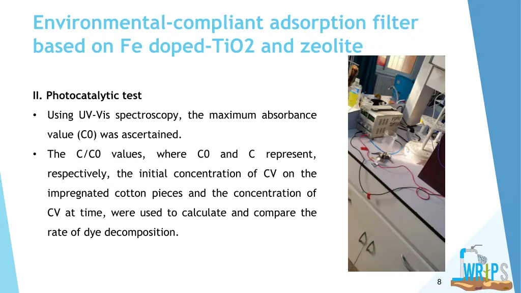 environmental compliant adsorption filter based 5