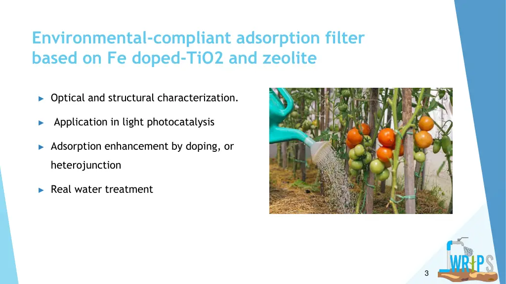environmental compliant adsorption filter based