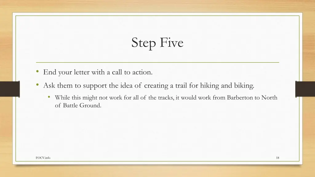 step five