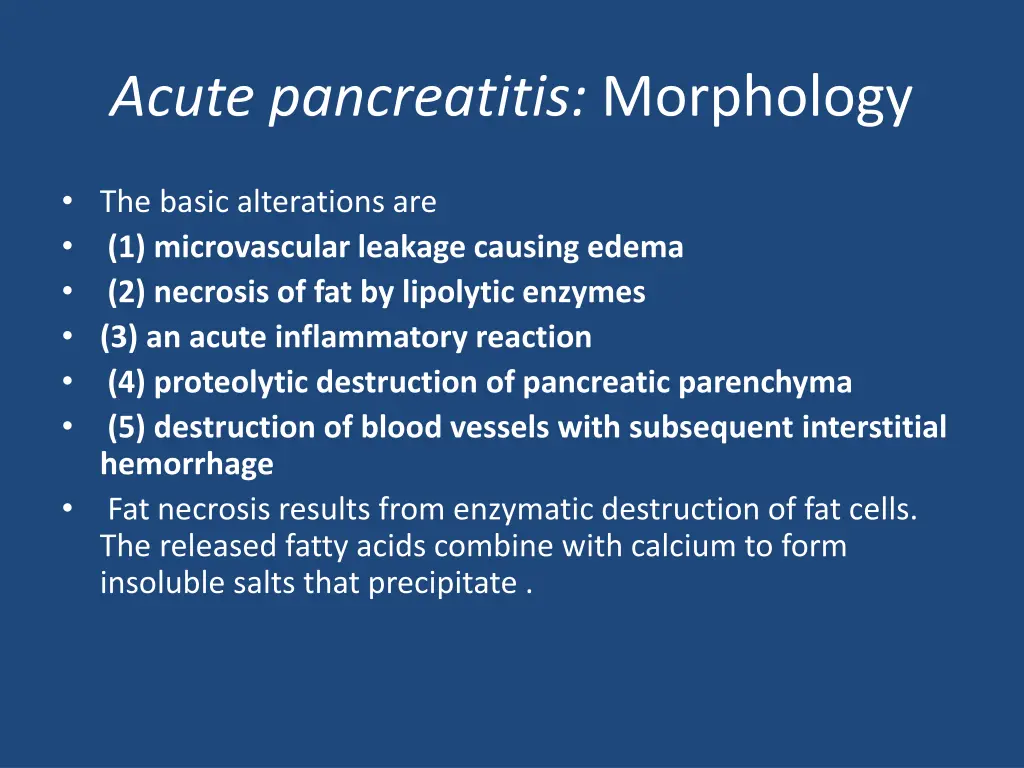 acute pancreatitis morphology 1