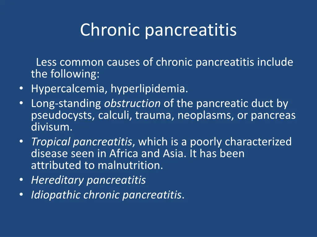chronic pancreatitis 3