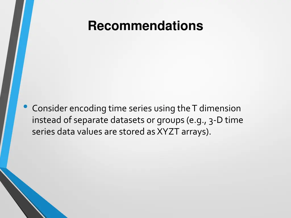 recommendations