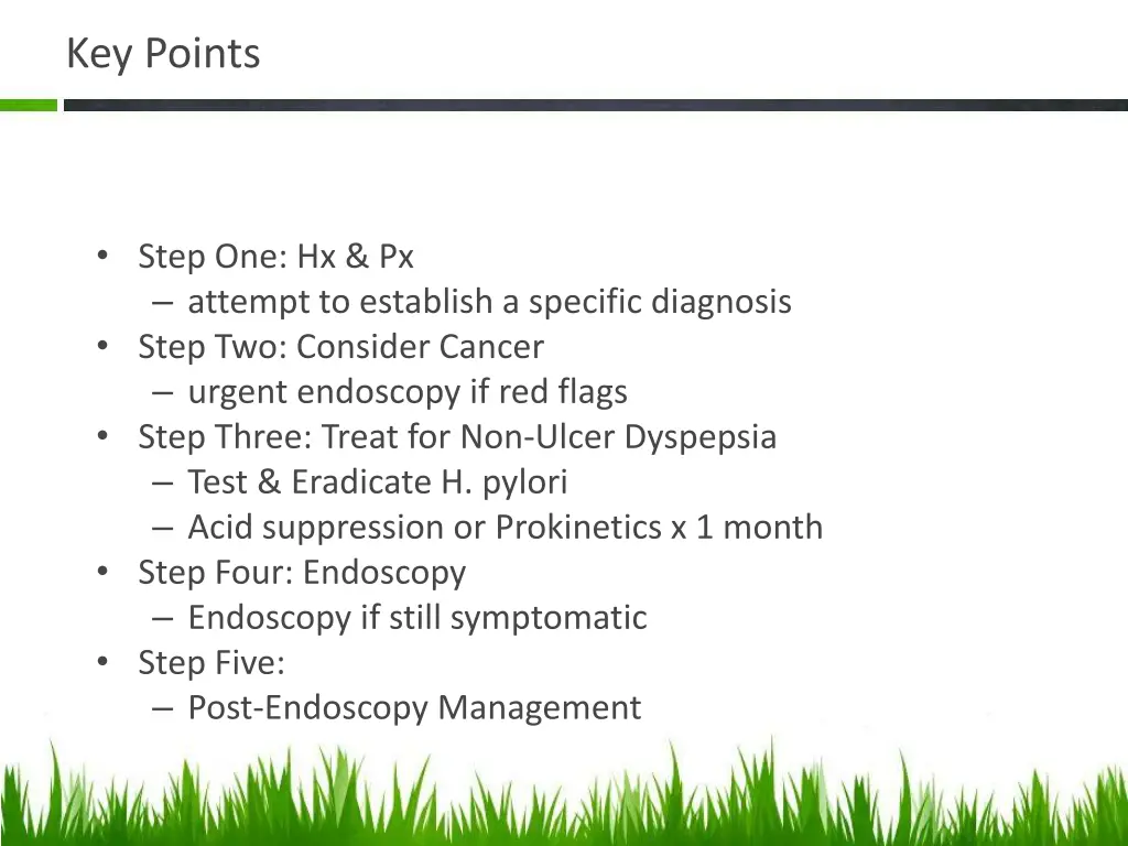 key points