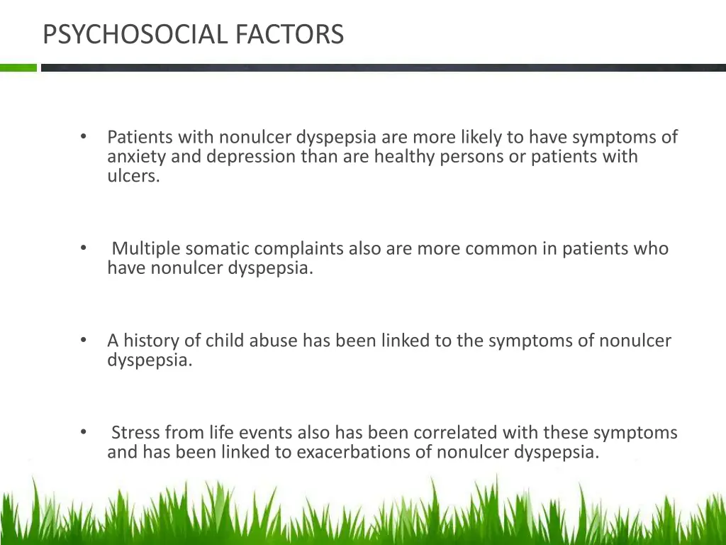 psychosocial factors