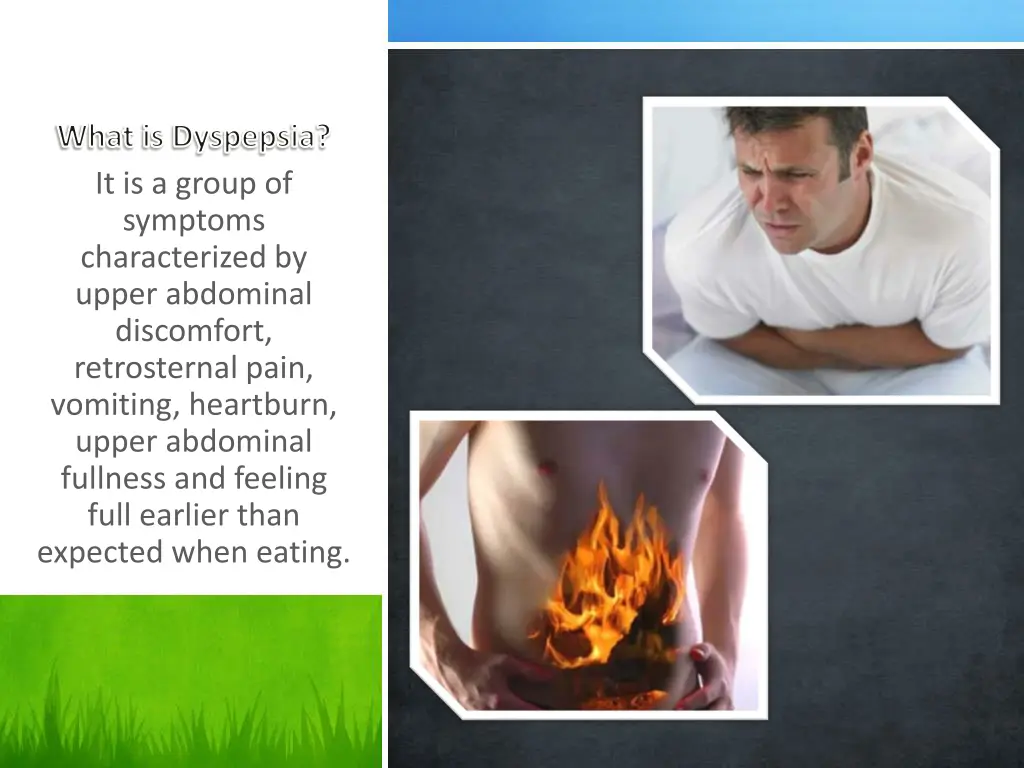 what is dyspepsia it is a group of symptoms