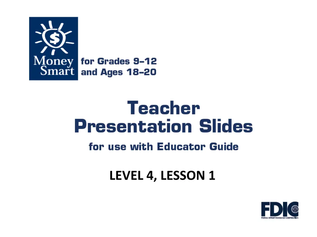 level 4 lesson 1