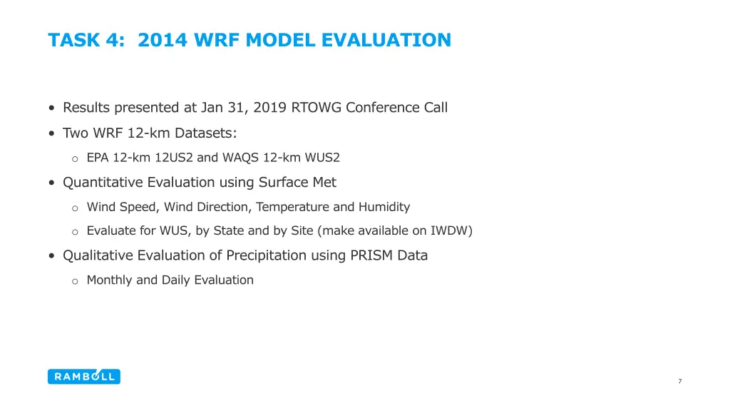 task 4 2014 wrf model evaluation