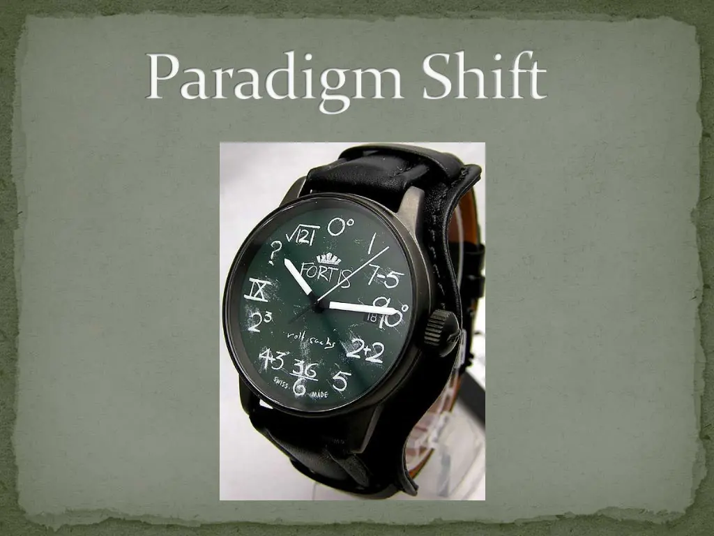 paradigm shift