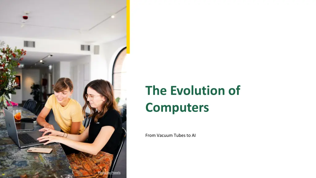 the evolution of computers