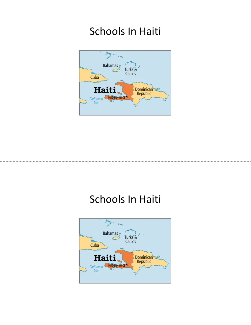 schools in haiti
