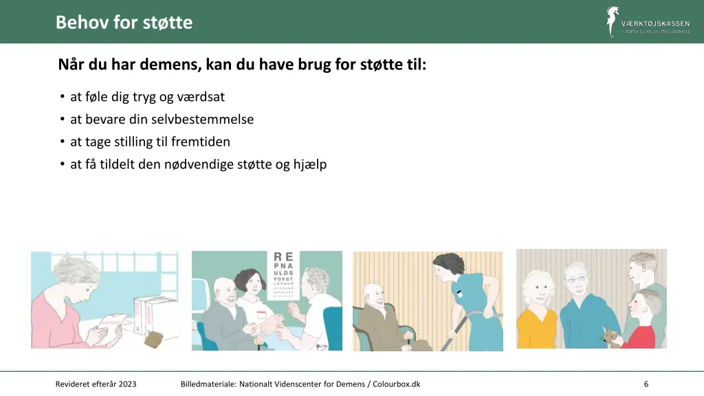 behov for st tte