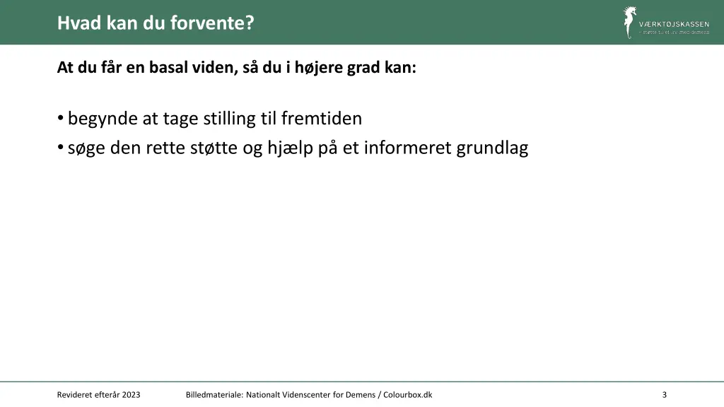 hvad kan du forvente