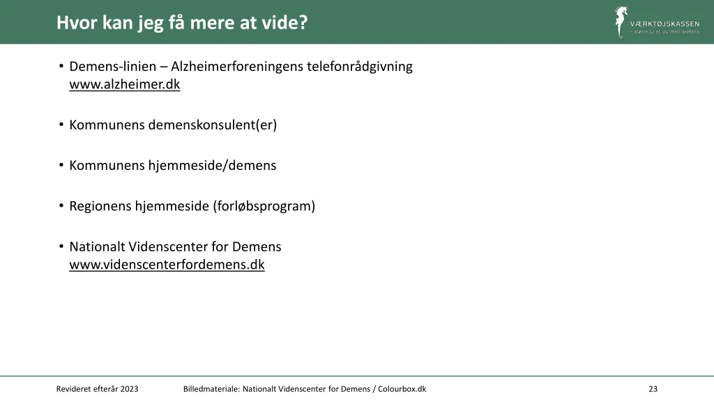 hvor kan jeg f mere at vide