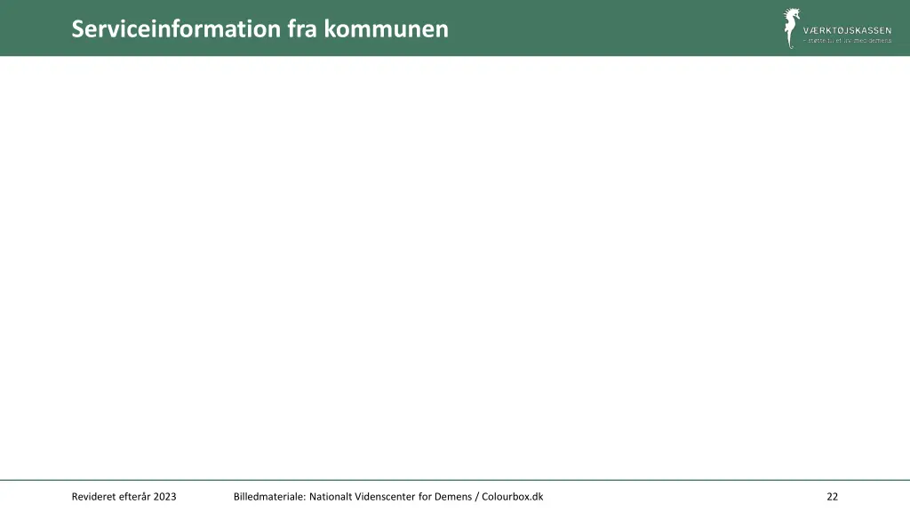 serviceinformation fra kommunen