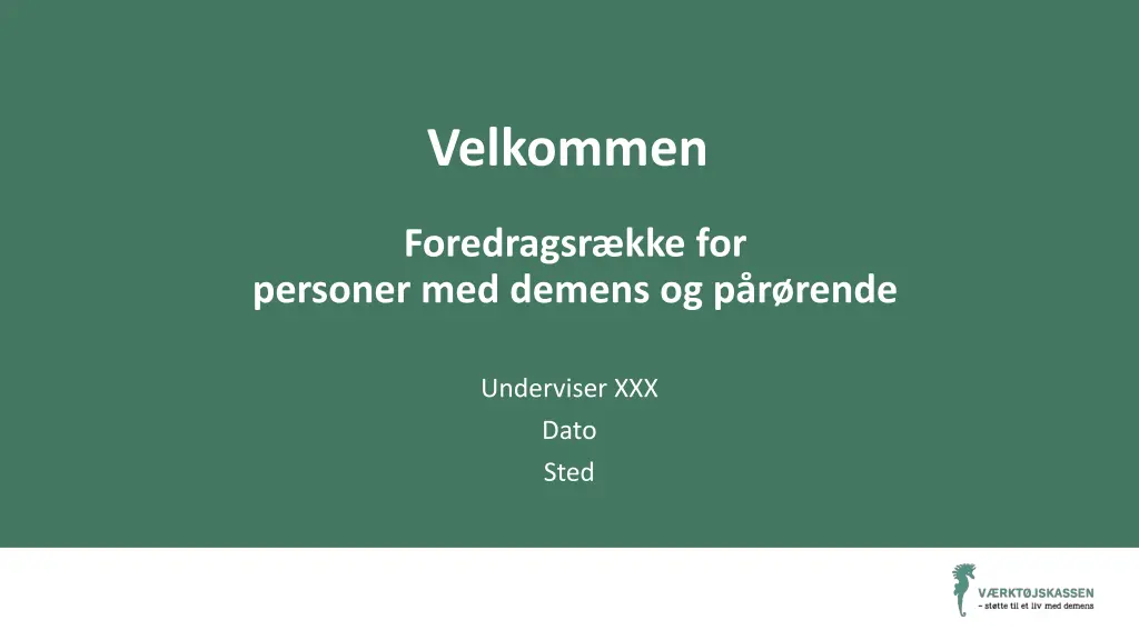 velkommen