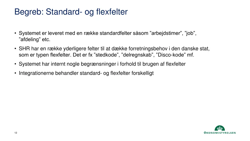 begreb standard og flexfelter