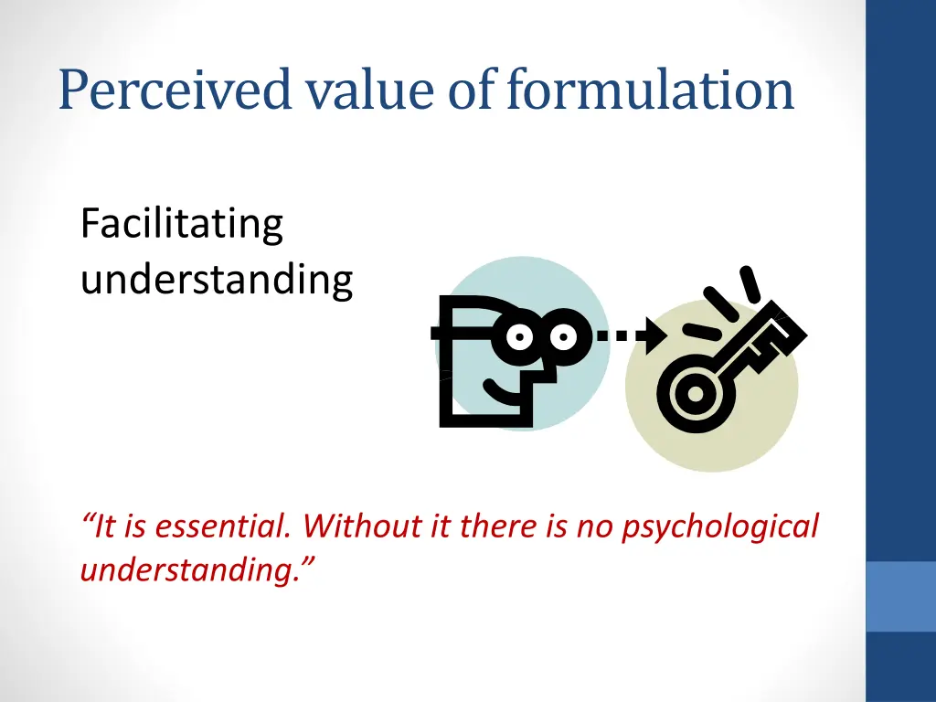 perceived value of formulation