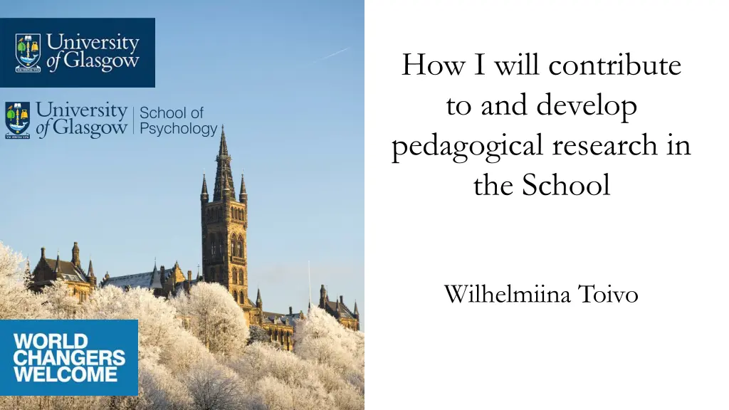 how i will contribute to and develop pedagogical