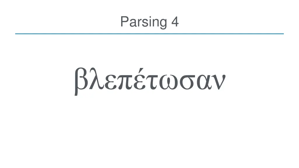 parsing 4