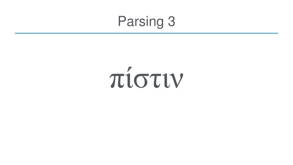 parsing 3
