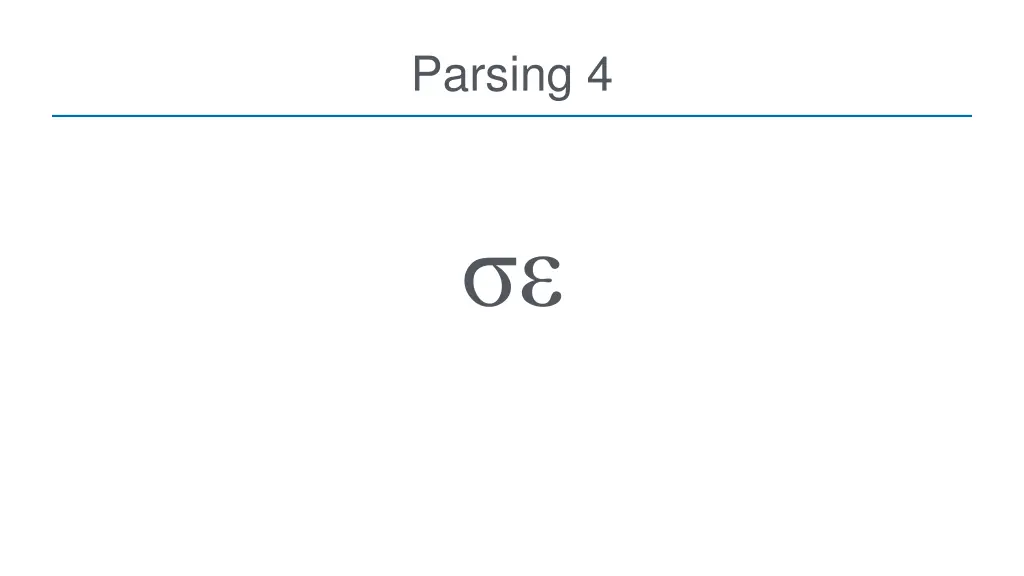 parsing 4