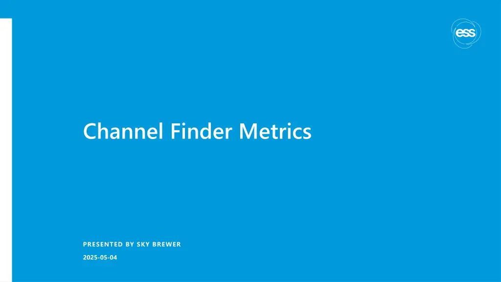 channel finder metrics