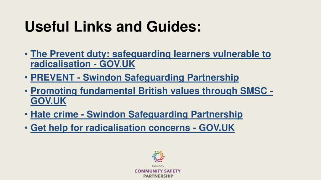 useful links and guides
