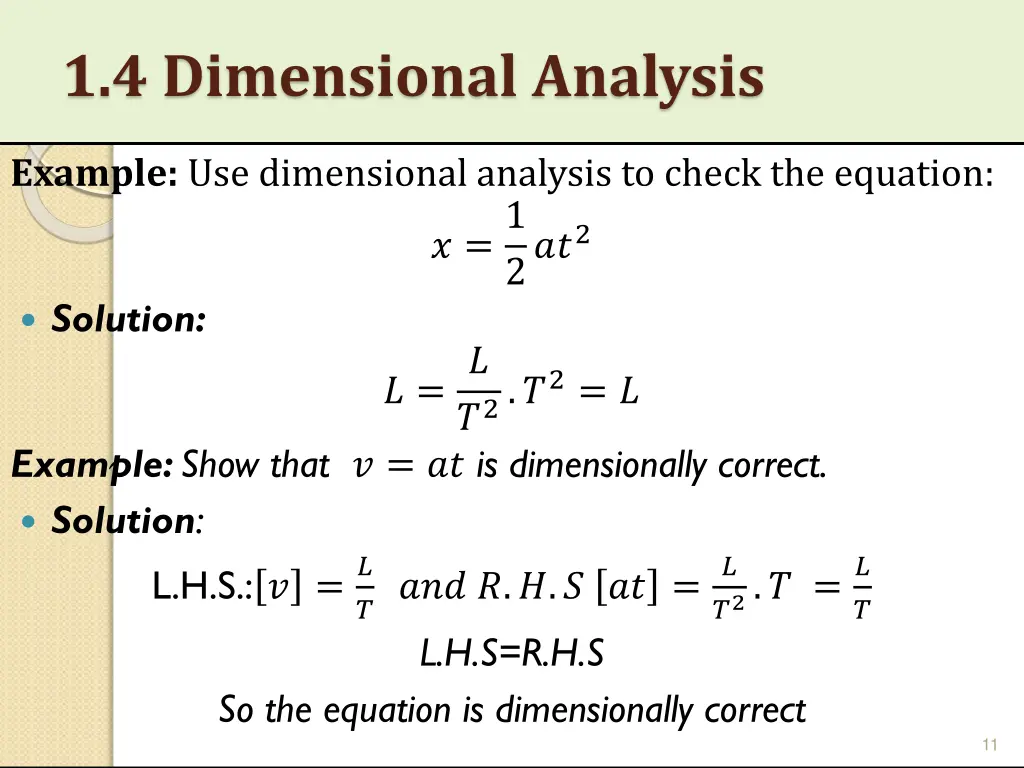 1 4 dimensional analysis 1