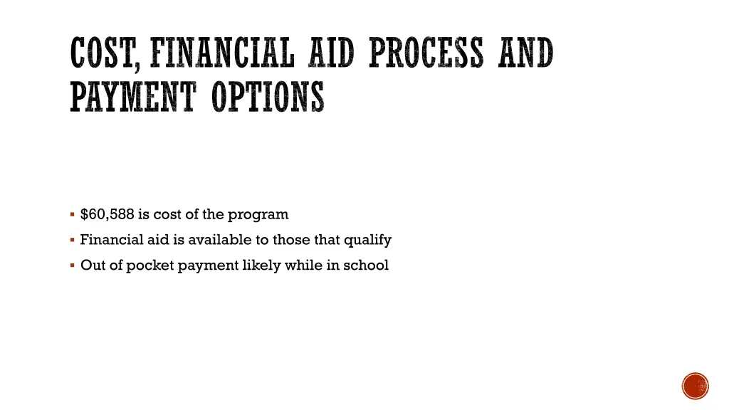 cost financial aid process and payment options
