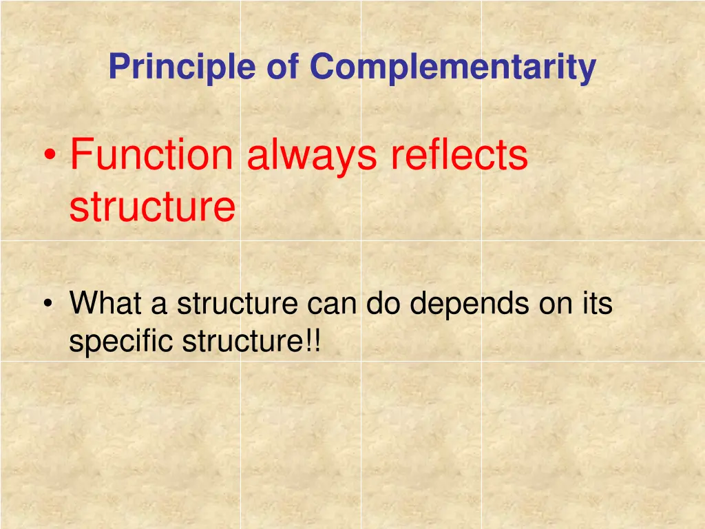 principle of complementarity