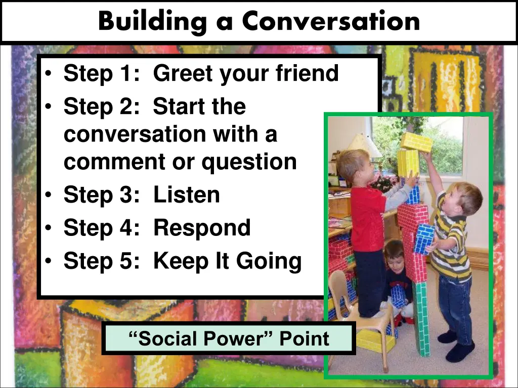 building a conversation 1