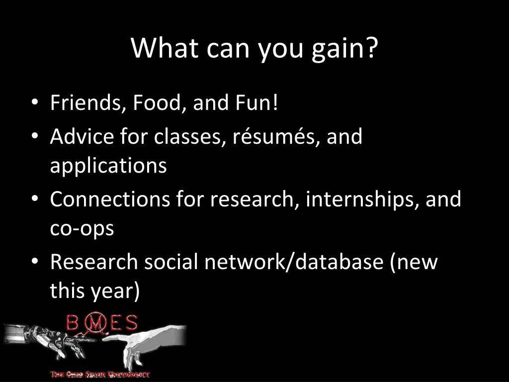 what can you gain