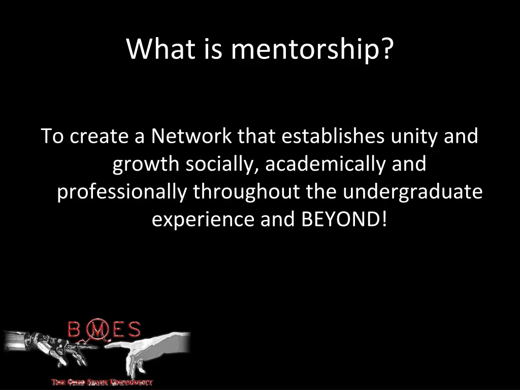 what is mentorship