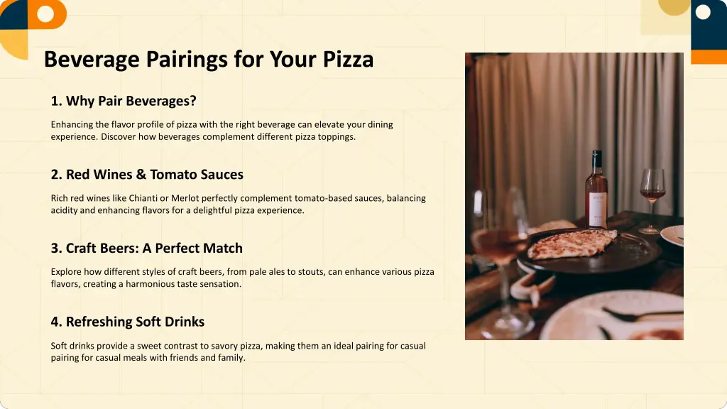 beverage pairings for your pizza