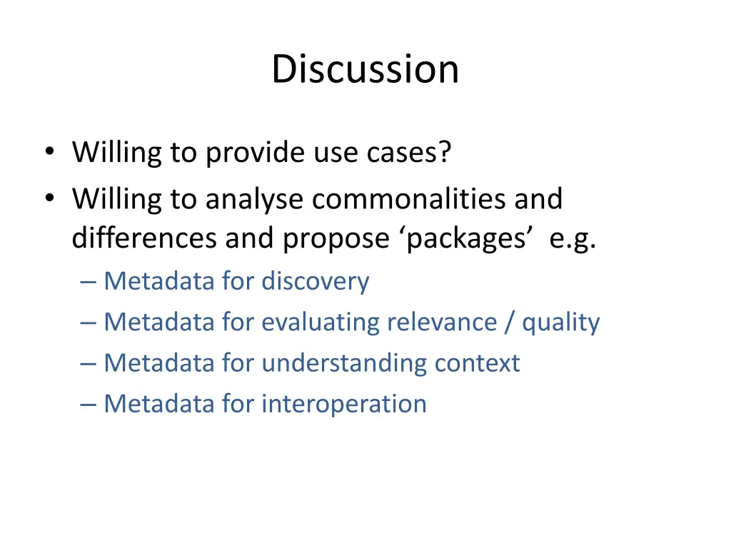 discussion