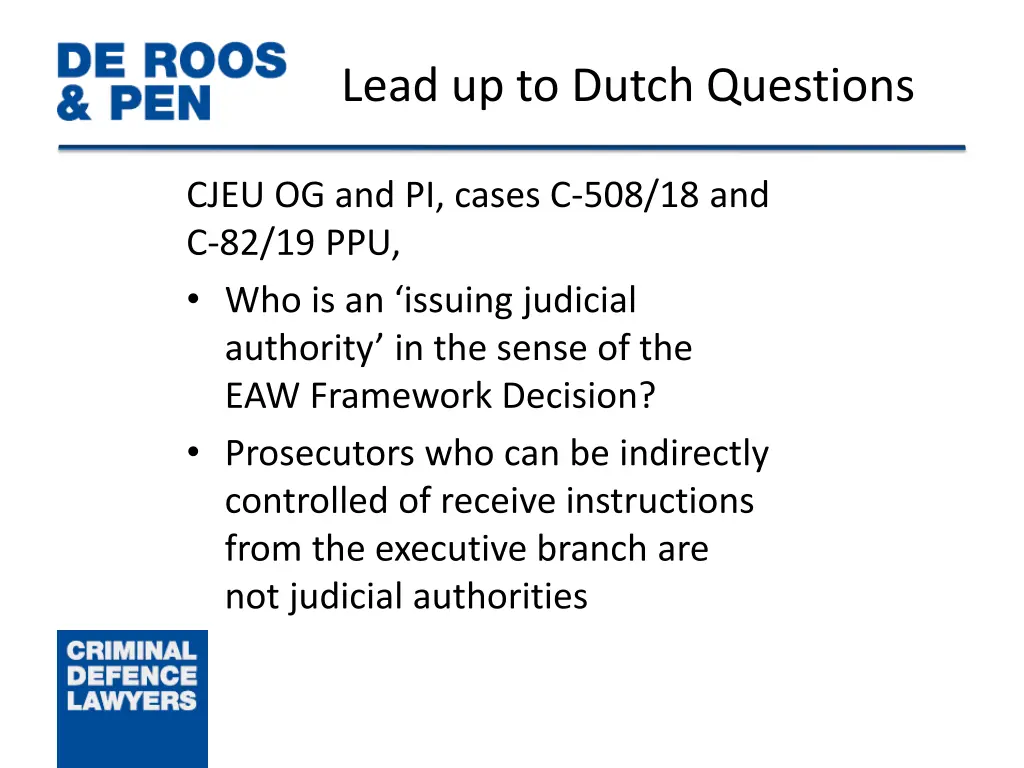 lead up to dutch questions 2