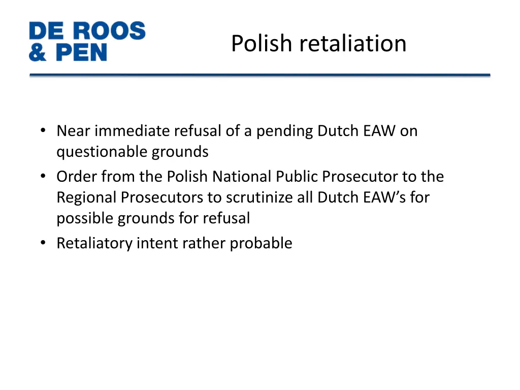 polish retaliation
