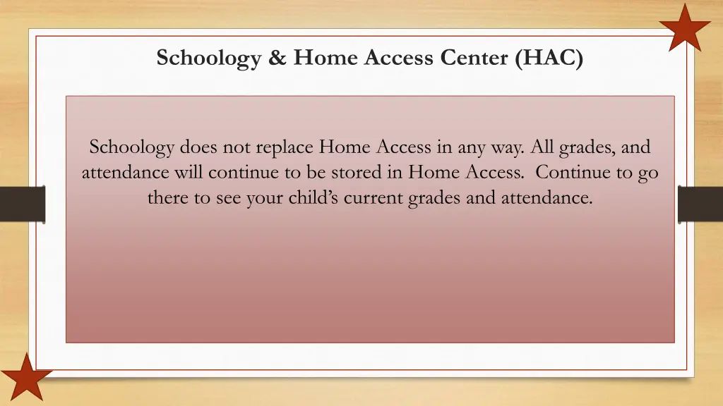 schoology home access center hac