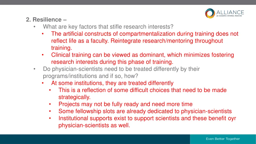 2 resilience what are key factors that stifle