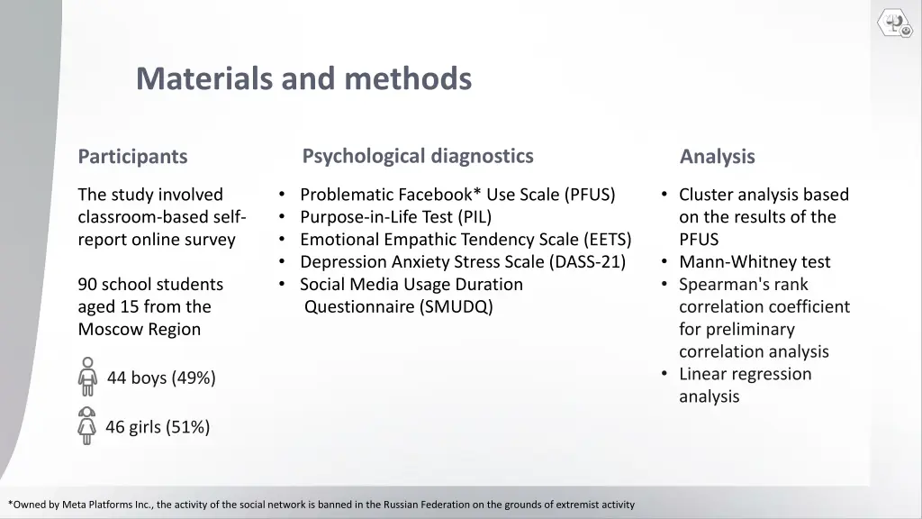 materials and methods