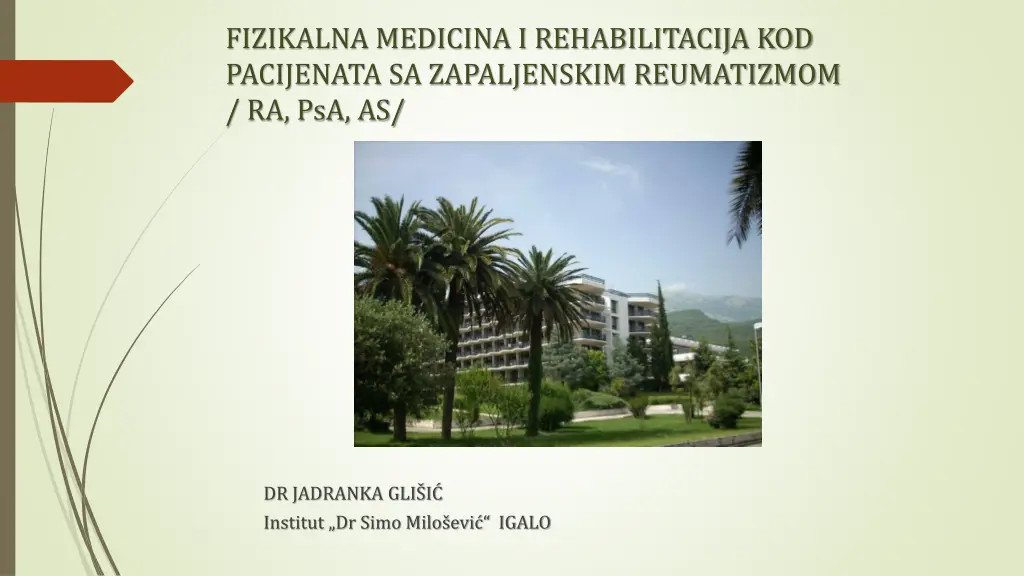 fizikalna medicina i rehabilitacija