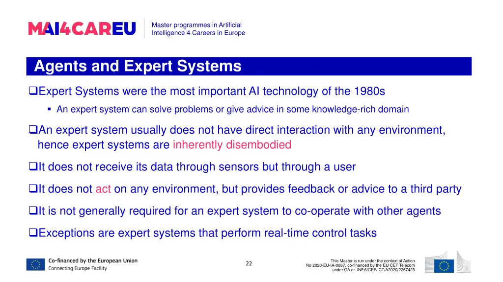 master programmes in artificial intelligence 19