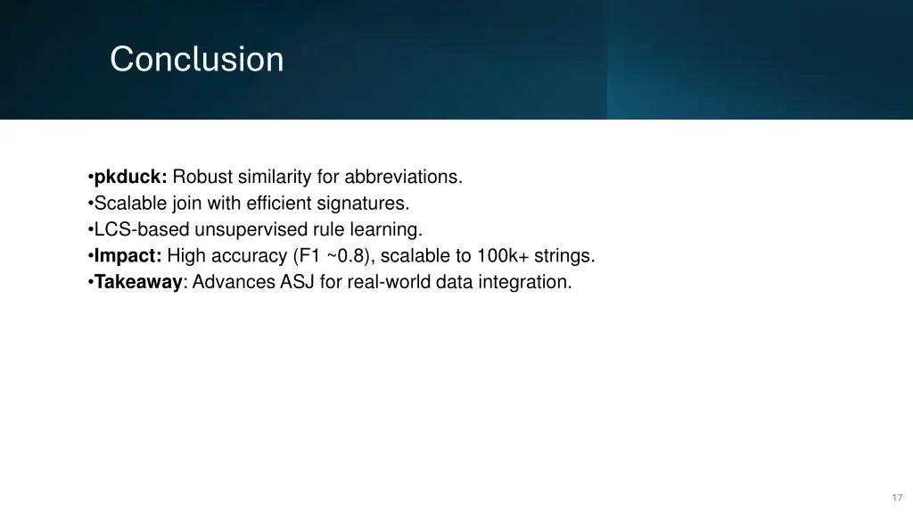 conclusion
